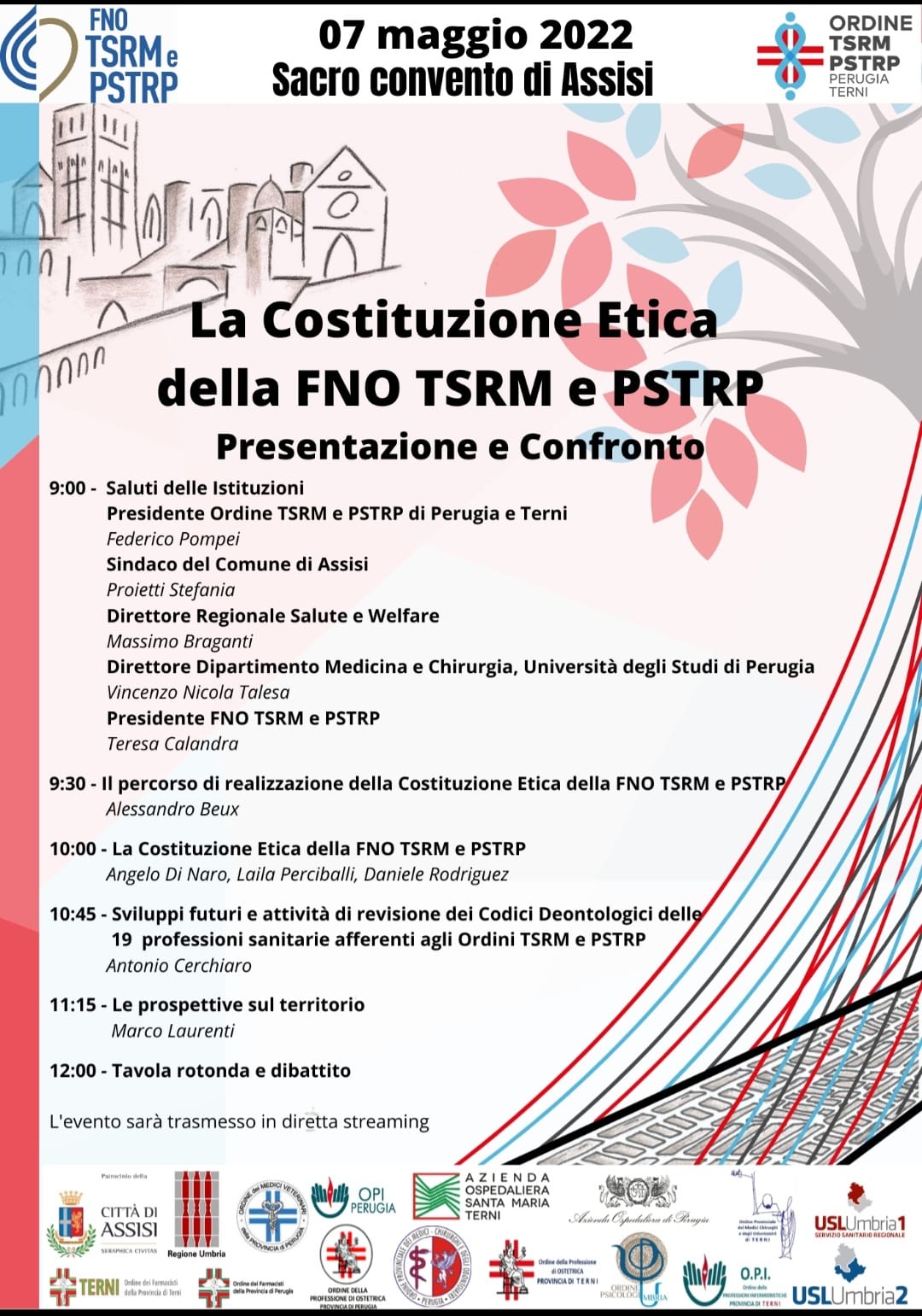 Ad Assisi la presentazione della Costituzione etica della Fno Tsrm e Pstrp