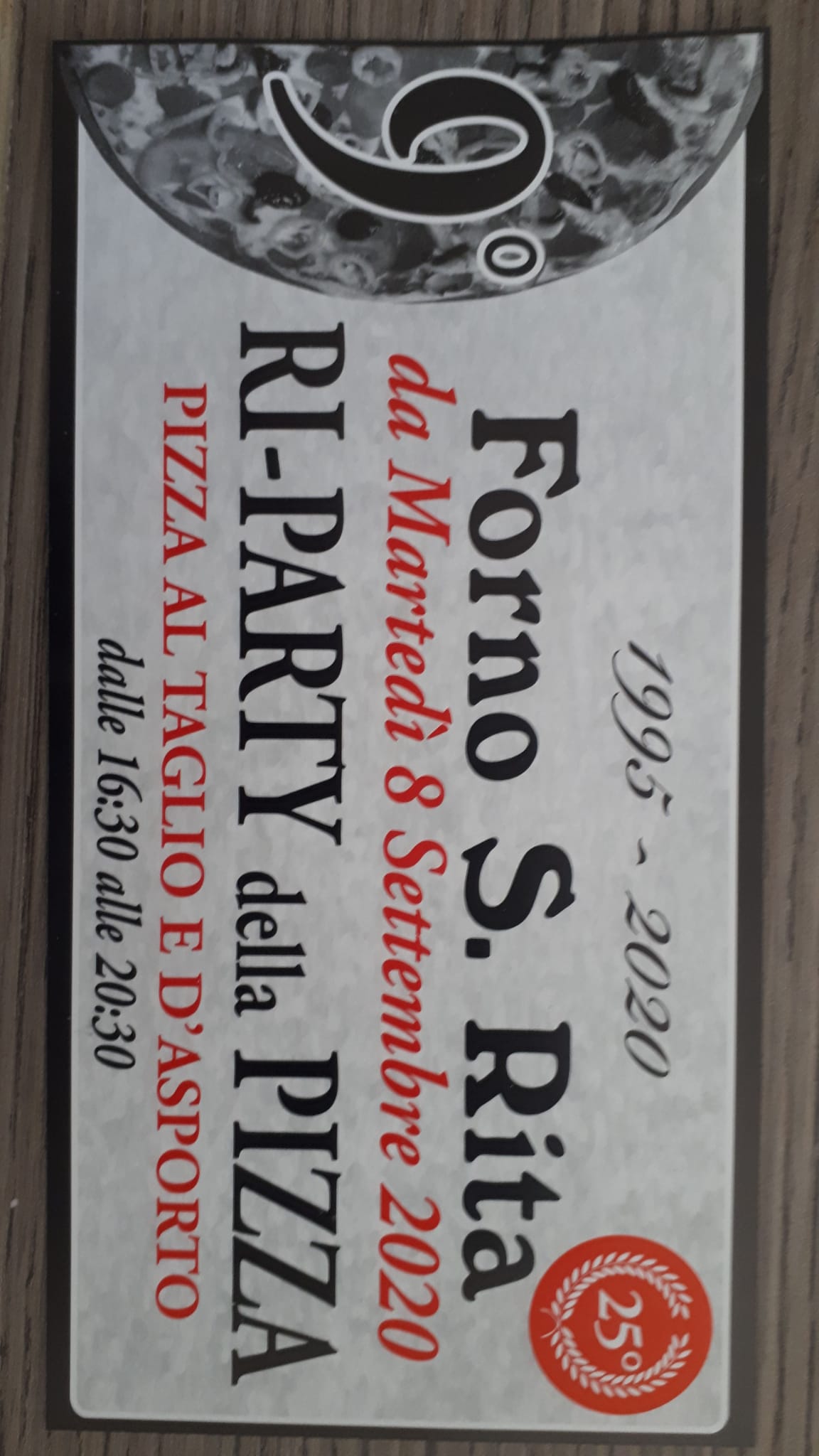 Forno Santa Rita presenta: RI-PARTY DELLA PIZZA 